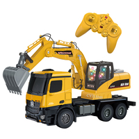 Cypress 12 canales 2,4G Control remoto excavadora cargador al aire libre educativo aleación simulación ingeniería vehículo para niños