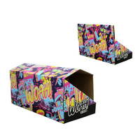 Boîtes de présentation pliables pour comptoir de vente au détail, en carton, pour emballage de bar, bonbons, chocolat, biscuits, présentoir PDQ, matériaux recyclés