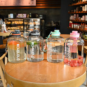 Logotipo personalizado 2.2L 1.6L PC Jarra de agua de plástico Gimnasio Fitness Beber Deportes Botella de agua con motivador Time Maker - Product Image 3