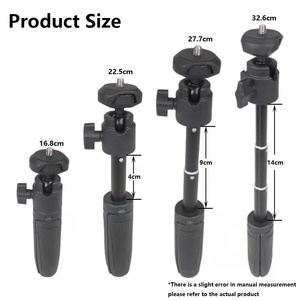 YT23 + 56 Mini <span class=keywords><strong>Tripod</strong></span> Tabletop Máy Tính Để Bàn <span class=keywords><strong>Tripod</strong></span> Đứng Với Có Thể Tháo Rời 360 Độ Bóng Head - Product Image 3