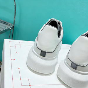 Zapatillas Blancas de Plataforma de Lujo para Mujer mqqeen, Zapatos Casuales con Plataforma, Zapatos Cómodos con Tacón Elevado, Silueta de Diseñador Más Vendida - Product Image 6