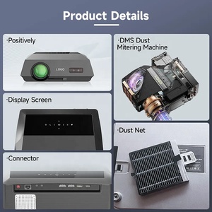 Oem/ODM a10q 1450ANSI LCD chiếu Tím 1080P hỗ trợ 4K trượt ống kính bao gồm Độ phân giải cao xây dựng trong loa Máy chiếu kỹ thuật số - Product Image 6