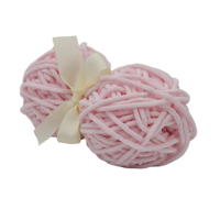 Factory Outlet Newest Fancy Knitting Yarn 100% Polyester Chenille Yarn With Metallic and 1.18MM Silver Sequin Yarn
