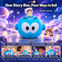Cadeau d'anniversaire, boîte à histoires NFC, cartes à priermer pour enfants, contes audio, sans écran, jouet éducatif pour tout-petits