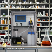 Analizador de Medición de Cloro Residual Libre Total por Método Colorimétrico DPD, Material ABS, Industria de Tratamiento de Aguas, OEM, 0-5 mg/l