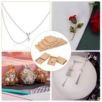 Respectueux de l'environnement Recyclable Pull-Out Pliant Rigide Bijoux Carton Éponge Doublé Collier Bracelet UV Revêtement Gaufrage