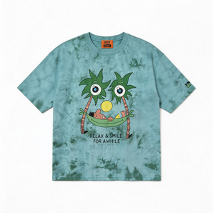 Maglietta Tie Dye Personalizzata HuaYi Certificata WRAP e ISO, 100% Cotone Organico, T-Shirt <span class=keywords><strong>per</strong></span> Campeggio, Produttore OEM ODM - Product Image 2
