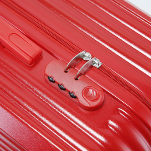 กระเป๋าเดินทางแบบล้อลาก Red Abspc Business Trolley Case ขนาด 20 นิ้ว แบบขยายได้ พร้อมซิปและล้อหมุนสำหรับการเดินทาง - Product Image 4