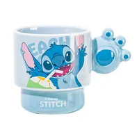 Mug à café en céramique Stitch Cartoon - Tasses empilables mignonnes pour femmes, tasse à boire de haute qualité pour le bureau et la maison avec boîte cadeau