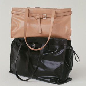 <span class=keywords><strong>Bolsa</strong></span> de Almacenamiento de Ganchillo Reutilizable de Alta Gama con Cordón, Color Liso, Alta Calidad, Duradera, Color Café Oscuro, con Logotipo Personalizado - Product Image 4