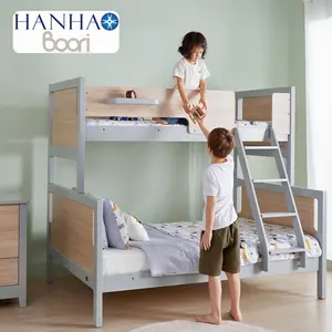 Только B2B Boori трехместные двухъярусные кровати односпальная двухместная кровать детская деревянная кровать для родителей и детей