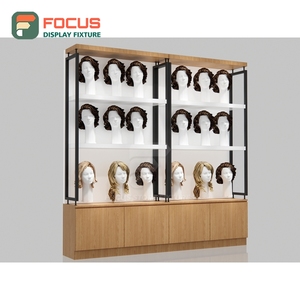 High End Hair Extension Display Counter Glass Top Drawer Shelf Human Hair Display Counter Cabinet - Product Image 5