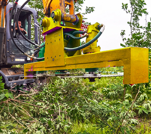Zhongju Graafmachine Hydraulische Zaagkop Bevestiging Houtsnijder Bagger Snijkop - Product Image 3
