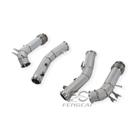 Fabrik-Großhandel Hitzeschutz-Downpipe Auspuffkrümmer für Maserati MC20 3.0T V6 Frontrohr Direktverbindungs-Auspuffrohre Upgrade
