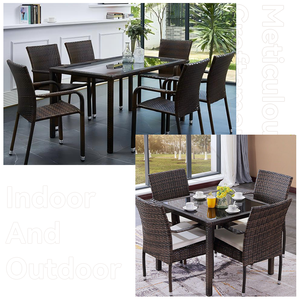 Muebles <span class=keywords><strong>de</strong></span> Exterior <span class=keywords><strong>para</strong></span> Comedor, Cómodos y Elegantes, <span class=keywords><strong>para</strong></span> Cafetería, <span class=keywords><strong>Jardín</strong></span>, Hotel, Villa, Balcón, Restaurante junto a la Playa, Sillón y Mesa - Product Image 5
