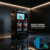 Machine de lavage de casques de moto en libre-service, distributeur automatique de nettoyage de casques, machine de nettoyage automatique de casques de moto
