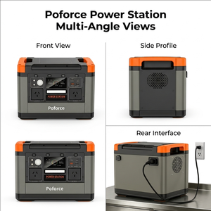Station d'alimentation portable 1500W, générateur solaire <span class=keywords><strong>LiFePO4</strong></span> 1008Wh, crête de puissance 3000W, charge solaire rapide 600W, personnalisation OEM/ODM - Product Image 4