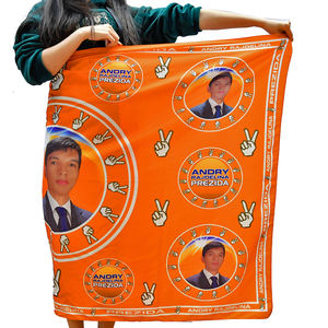 Commercio all'ingrosso pizzo africano stampa elettorale tessuto a cera per Kangas - Product Image 6