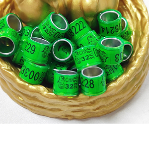 Aangepaste Duivenring 2025 Hoge Kwaliteit Taiwan Aluminium En Plastic Kleur Race Duif <span class=keywords><strong>Ring</strong></span> Duif Accessoires - Product Image 1