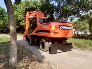 Excavatrice sur pneus de 21 tonnes d'occasion Doosan DX210W, équipement de construction, excavatrice d'occasion Daewoo Doosan 210W - Product Image 5