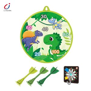 Chengji enfants jouet <span class=keywords><strong>jeu</strong></span> de fléchettes cible sport ensemble intérieur extérieur <span class=keywords><strong>jeu</strong></span> <span class=keywords><strong>ventouse</strong></span> fléchettes 6 pouces dessin animé dinosaure <span class=keywords><strong>jeu</strong></span> de fléchettes - Product Image 1