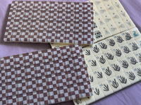 Juego de Mahjong Americano Moderno, 2 Capas, Fichas Translúcidas con Tapete de Juego a Cuadros, Venta al Por Mayor Directo de Fábrica, Logotipo Personalizado, Regalo