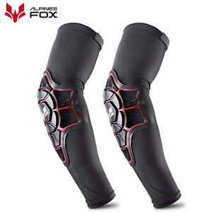 Respirant Anti-chute Moto Genouillères Coudières Haute Élasticité Motocross <span class=keywords><strong>Genouillère</strong></span> DH VTT Vélo Moto Manches Genouillères - Product Image 1