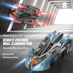 Coche de Acrobacias con Control Remoto de Rotación de 360 Grados, Juguete de Coche de Carreras con Control Remoto de <span class=keywords><strong>2.4</strong></span> <span class=keywords><strong>G</strong></span>, Coche de Escalada de Pared - Product Image 3