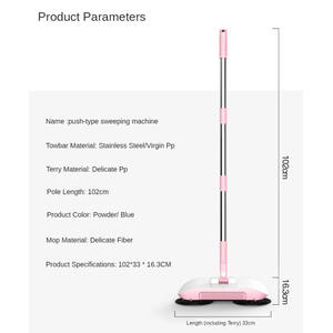 Nouveau Design robot de balayage à main 360 microfibre plumeau rond serpillière plate serpillière de nettoyage des sols - Product Image 6