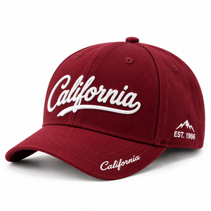 Fabricant de chapeaux, chapeau de golf à visière incurvée, casquettes Dandy en coton, 6 panneaux, casquette snapback personnalisée, chapeaux avec logo personnalisé - Product Image 3