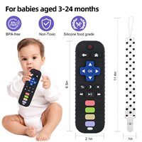 Vente en gros de jouets en silicone pour bébés, nouveaux arrivages, télécommandés, souples, ensemble de sucettes pour bébés, unisexe, 0-24 mois