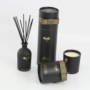 luxury scented frosted candle jars with lid and boxes, wholesale candle supplier Christmas gift Christmas candles