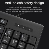 Clavier filaire d'origine Lenovo K4800S, interface USB, ordinateur portable, ordinateur tout-en-un, ordinateur de bureau, clavier silencieux et étanche