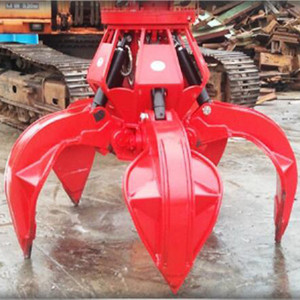Pince hydraulique pour déchiquetage de déchets, pour excavatrice, à bras long et grande portée, motorisée, capacité 600L, vente en gros et au détail, matériel de construction - Product Image 4