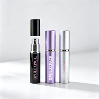 Flacons rechargeables en verre et aluminium de 5 ml et 10 ml, logo personnalisé, flacon de parfum avec pompe à parfum, atomiseur pour les voyages