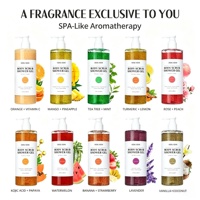 Gel Douche Éclaircissant et Hydratant au Curcuma, Acide Kojique et Papaye, Personnalisable OEM/ODM, Marque Privée, Soin Corporel