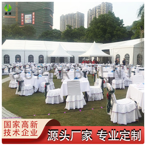 Carpa para Fiestas y Bodas, Estructura de Aleación de Aluminio, Tela de PVC Impermeable, Refugio para Eventos al Aire Libre, Tipo Extendido, Construcción Modular - Product Image 3
