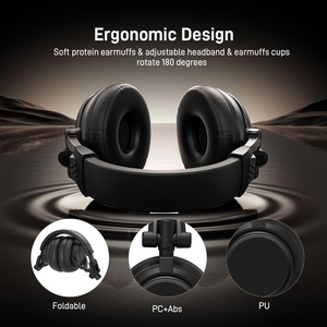 Casque audio haute fidélité, confort ultime, double prise audio, large compatibilité, streaming en direct, chant, enregistrement - Product Image 2