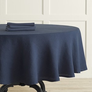 OEM chinois <span class=keywords><strong>Lavé</strong></span> 100% <span class=keywords><strong>lin</strong></span> <span class=keywords><strong>Nappe</strong></span> <span class=keywords><strong>Ronde</strong></span> Pour La Fête - Product Image 2
