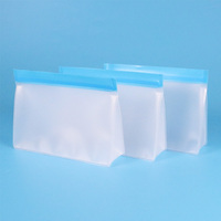 Ensemble de trousses de maquillage en PVC tridimensionnel imprimé personnalisé Portable étanche en PVC transparent stockage de cosmétiques de voyage à fermeture éclair pour les déplacements