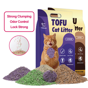 Lettiera per Gatti in Tofu Biodegradabile, Agglomerante, Non Appiccicosa, Ecologica, Senza Polvere, Vendita all'Ingrosso - Product Image 1