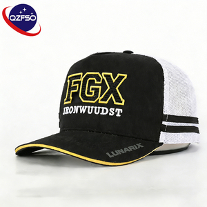 Casquette de baseball camouflage à 6 panneaux QZFSO, personnalisée, de haute qualité, avec logo imprimé, broderie, maille, style hip-hop, pour hommes - Product Image 1