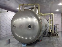 Lyophilisateur industriel automatique sous vide Fourniture d'usine Machine de séchage d'aliments à grand rendement pour les fruits de mer et les fruits