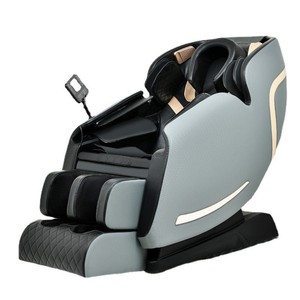 Fauteuil de massage électrique sans rail, massage multipoints pour usage domestique, coussin de siège gris noir 114x74x104cm - Product Image 3