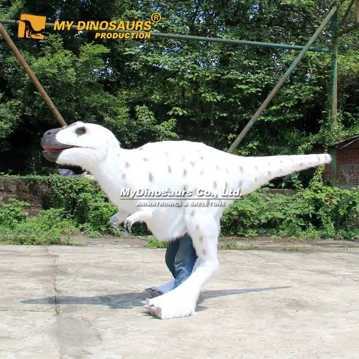 My Dino kostum dinosaurus berbulu dewasa ukuran hidup