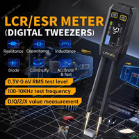 LCR-ST1 intelligent pont pince à épiler LCR SMD ESR testeur résistance capacité inductance continuité Diode Test Auto multimètre
