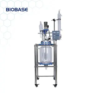 実験室用の優れた化学的および物理的特性を備えたBIOBASECHINAジャケット付きガラス反応器JGR-30L