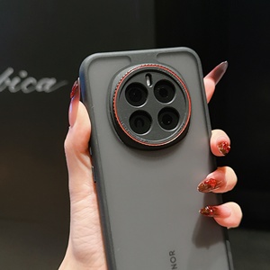 เคสโทรศัพท์มือถือแบบใสกันกระแทกพร้อมวงแหวนแม่เหล็ก ป้องกันรอบด้าน 360 องศา ป้องกันเลนส์ สำหรับ Honor Magic 7 Pro - Product Image 1