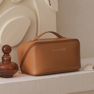 New Large Capacity Travel Cosmetic Storage Bag Organizer Waterproof PU Leather <b>Makeup</b> <b>Case</b> Professional Box for Women Luxury - Product Image 2