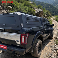 Capot rigide en alliage d'aluminium pour pick-up avec panneaux latéraux MOLLE et porte arrière solide pour Chevrolet Colorado